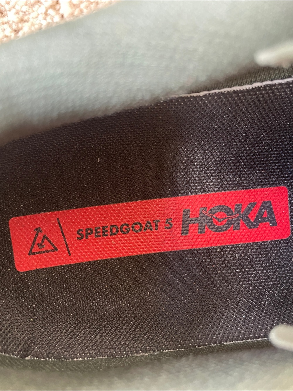 Hoka Speedgoat 5 Men's Running Shoes Sneakers 11.5 Athletic Lightweight Trail - Picture 3 of 15